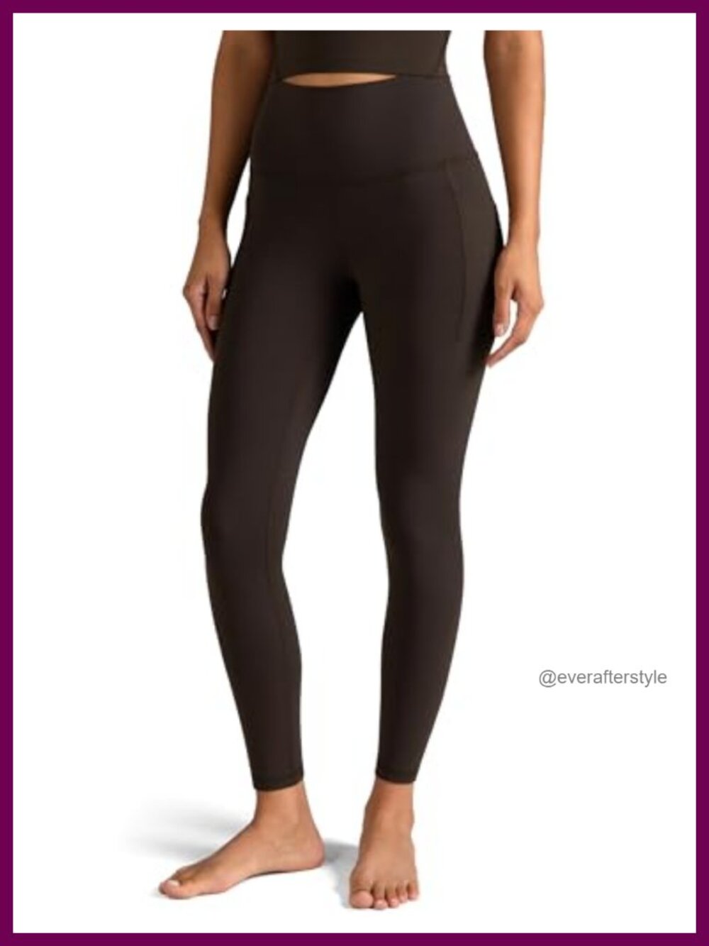 High Waist Leggings with Pockets 81% Nylon 19% Lycra